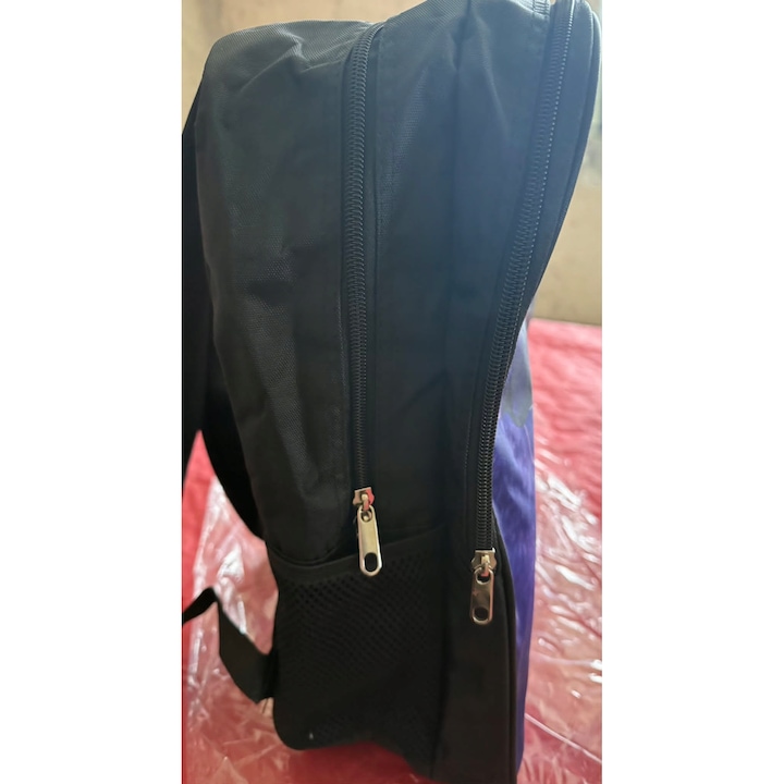 Iskolatáska focis témával, 40x29cm, többszínű, 2 rekeszes