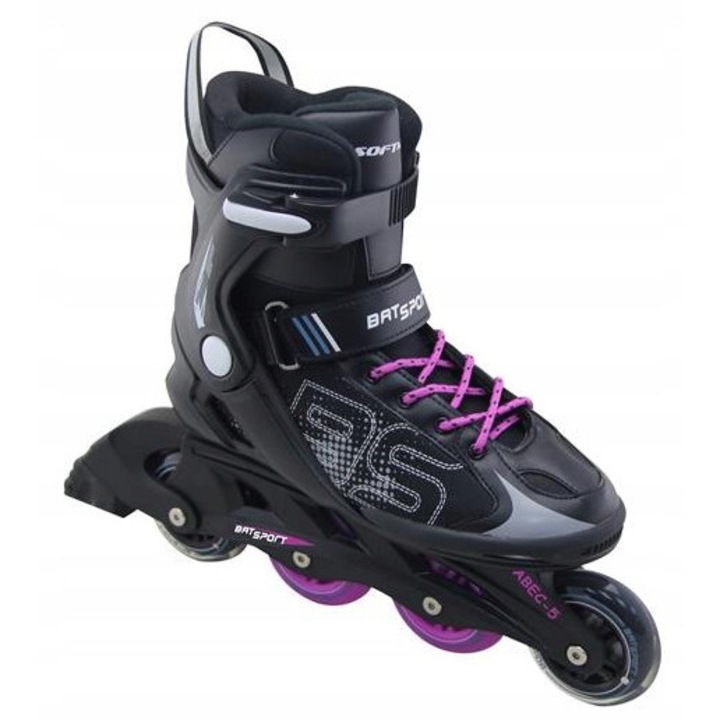 Rolki SOFTMAX B-RF575-Fi, 3-fazowy system BATSPORT 3-LOCK, 76-80mm, #40