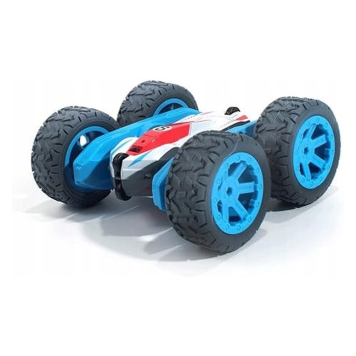 Masinuta stunt RC, 360° rotire, multicolor, 2 baterii AA necesare