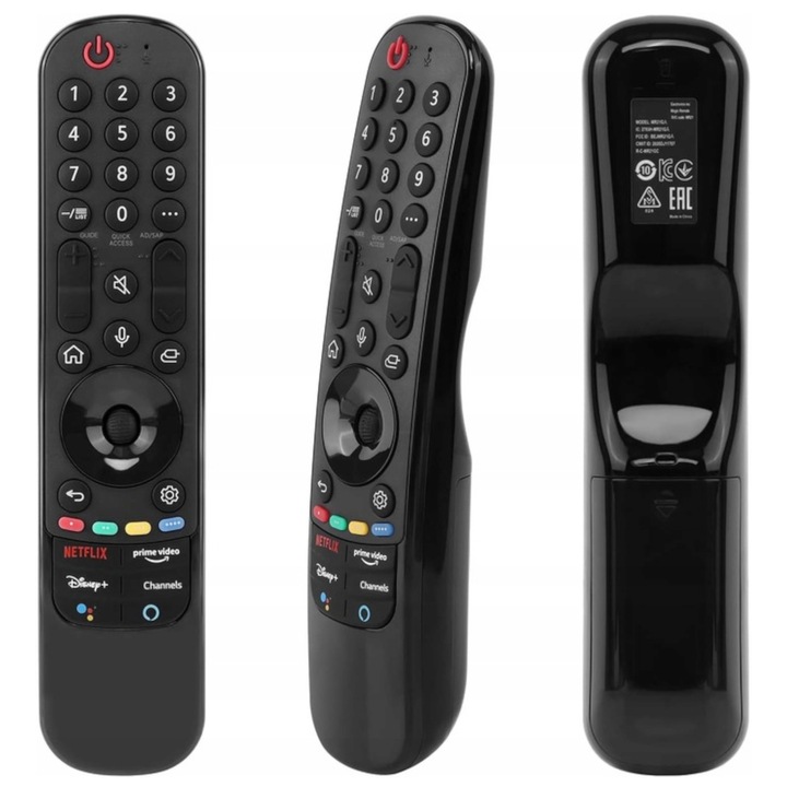 Távirányító LG AN-MR21GA-hoz, Smart tévékkel kompatibilis, kurzor funkció nélkül, tápellátás 2xAA
