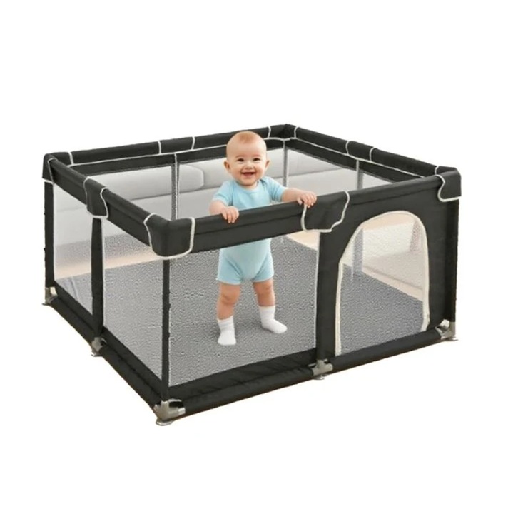 Tarc pentru Bebelusi Spatiul Necesar pentru Joaca si Explorare cu Activitati si Manere 127x127x69cm