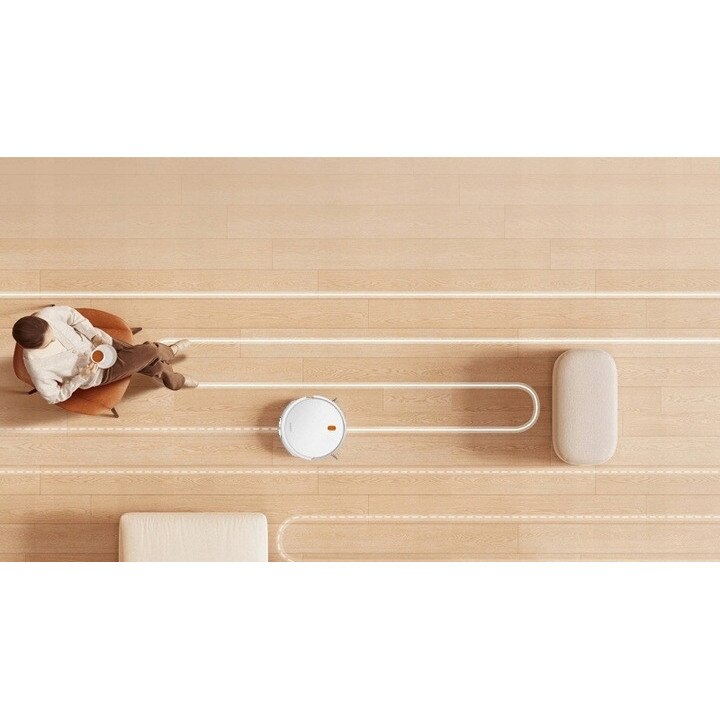 Aspirator robot Xiaomi Robot Vacuum, 2000 Pa, mop, alb, 30x7cm, set complet