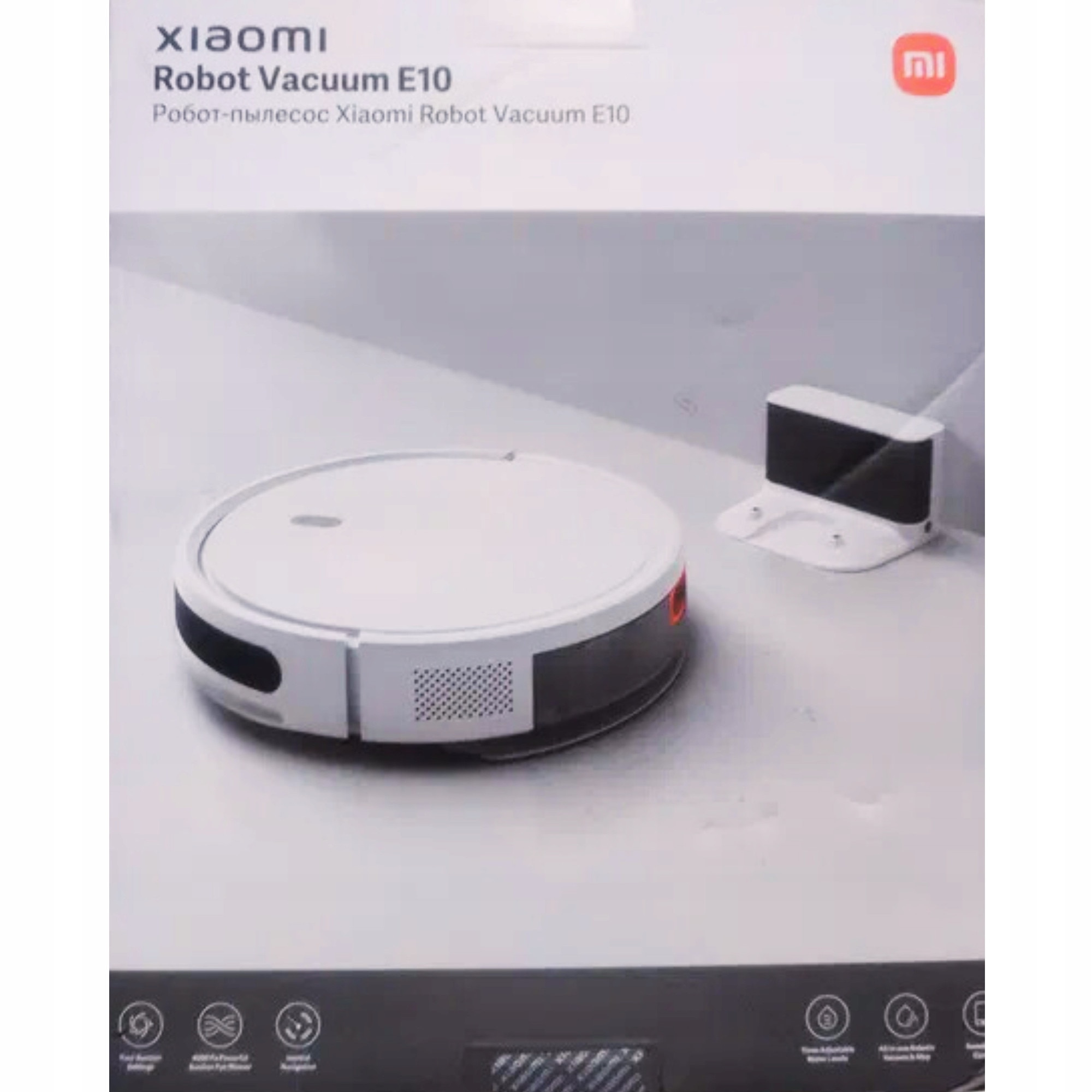 Robot aspirator automat Xiaomi, alb, 4000 Pa, mop, pentru suprafete de pana la 150 m²