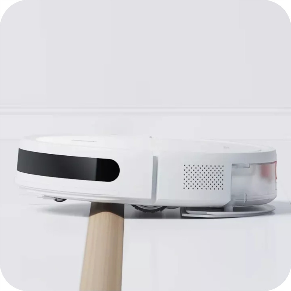 Robot aspirator Xiaomi Mi Vacuum Mop, mopare, control vocal, alb, set complet