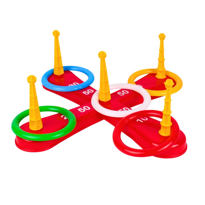 Társasjáték, Technok, gyűrűdobás, 48x48x12cm