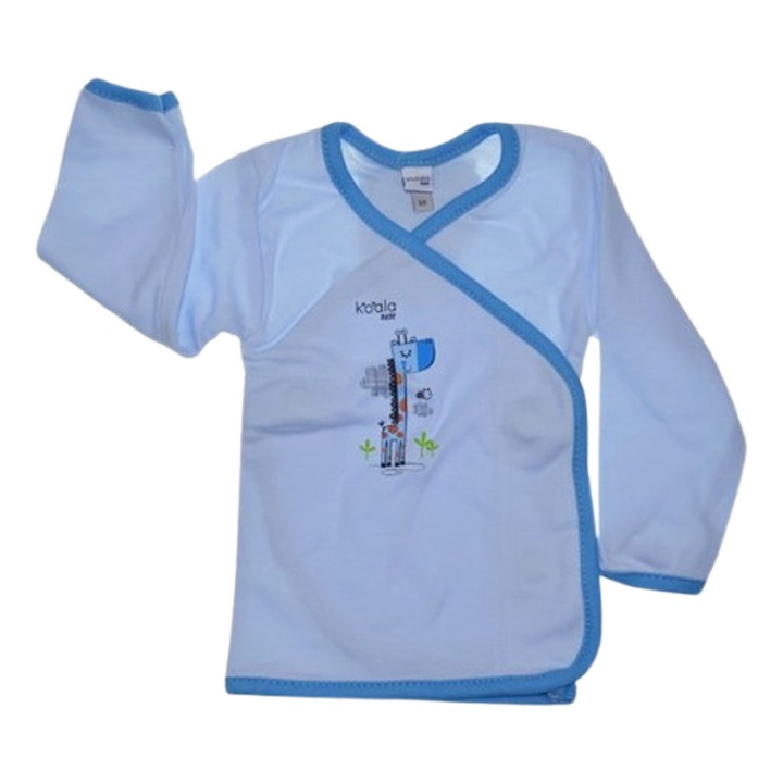 Bluza bebelusi, Koala, K400-68, albastru deschis, maneca lunga, 68 CM