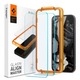 Folie de protectie Ecran Spigen GlastR Align Master pentru Google Pixel 8a, Sticla Securizata, Full Glue, Set 2 bucati