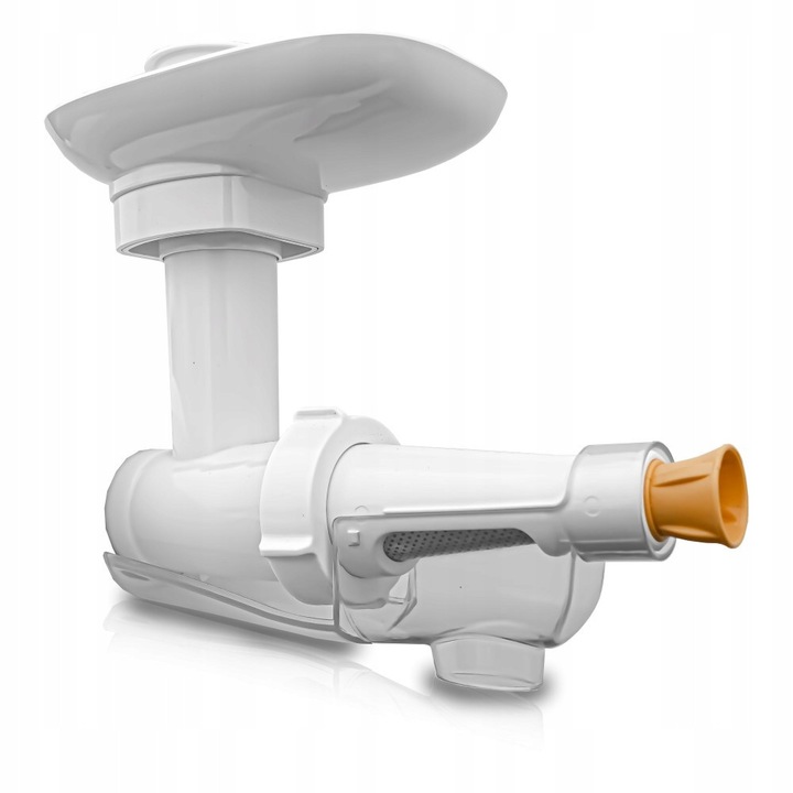 Wyciskarka de suc, alb, set cu popychacz si sitko, pentru masini de tocat carne Zelmer/Bosch