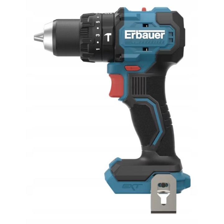 Wkretare fara perii Erbauer G2 18 V, 75 Nm, 2 viteze, albastru, 144.5x71x211mm