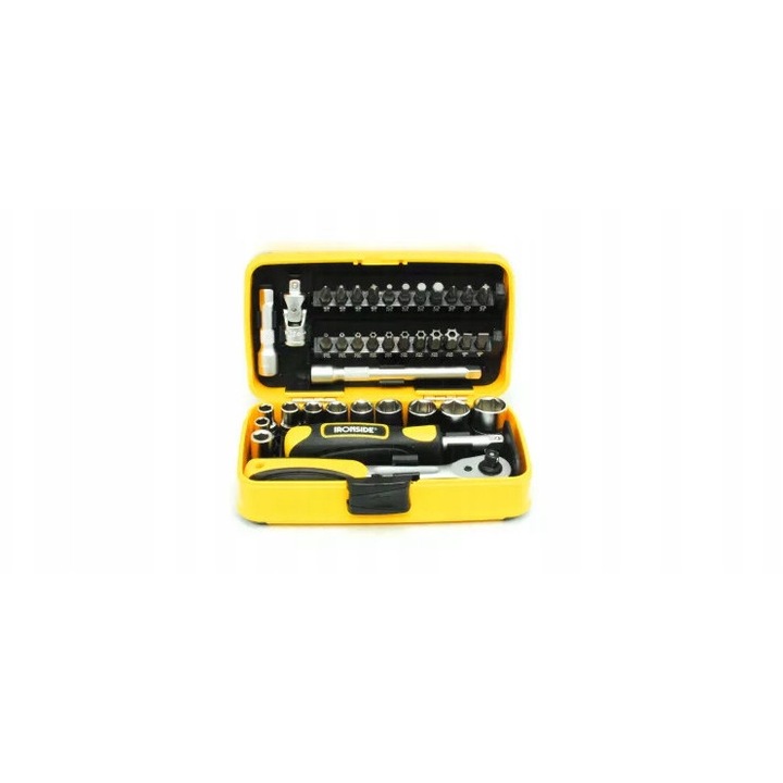 Set 38 piese biti si accesorii pentru surubelnite, 1 surubelnita, 1 cheie cu clichet, multicolor