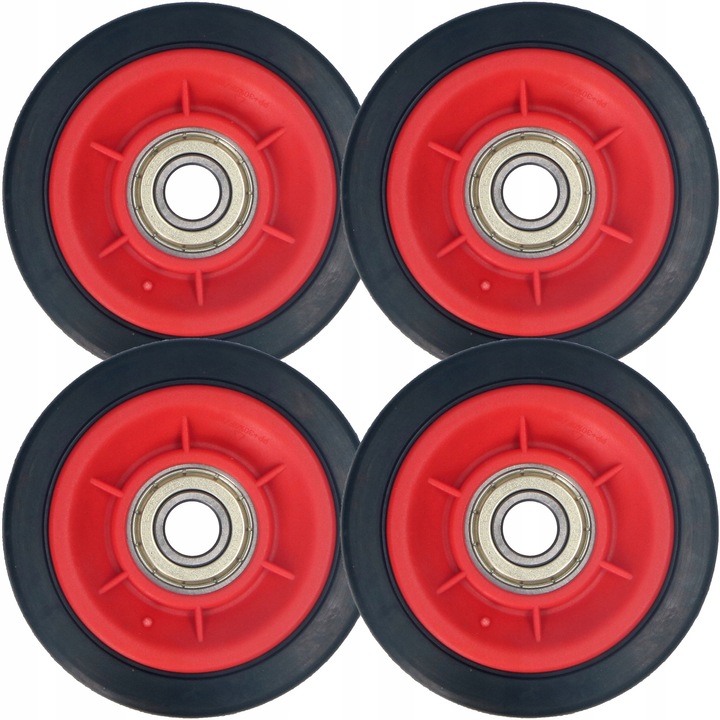 Set 4x Rolki suport pentru tambur uscator SKL, 70x10mm, compatibile Electrolux, AEG, Zanussi