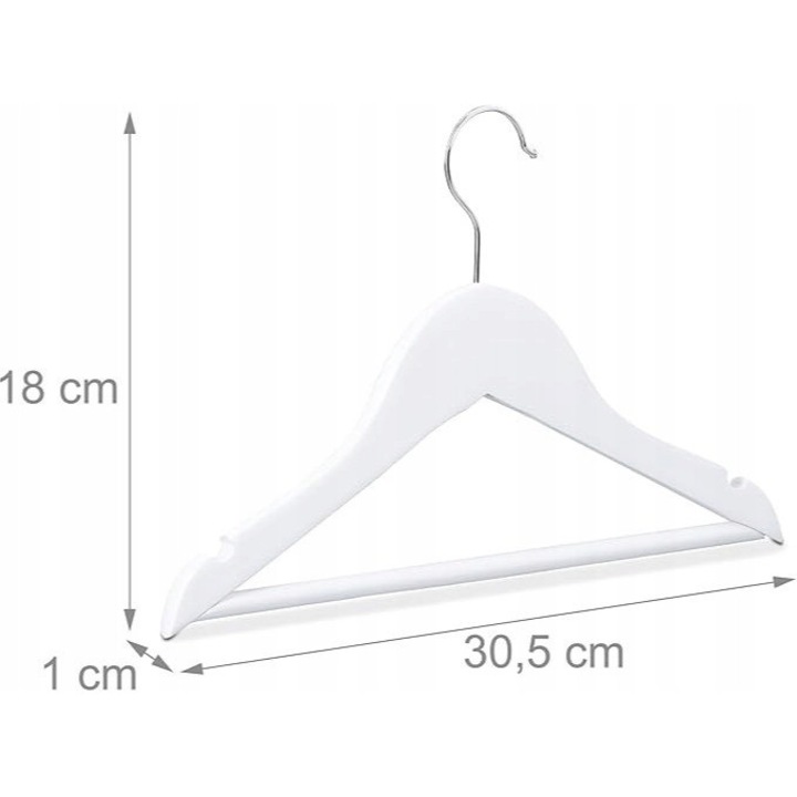 Umeras suspendat, alb