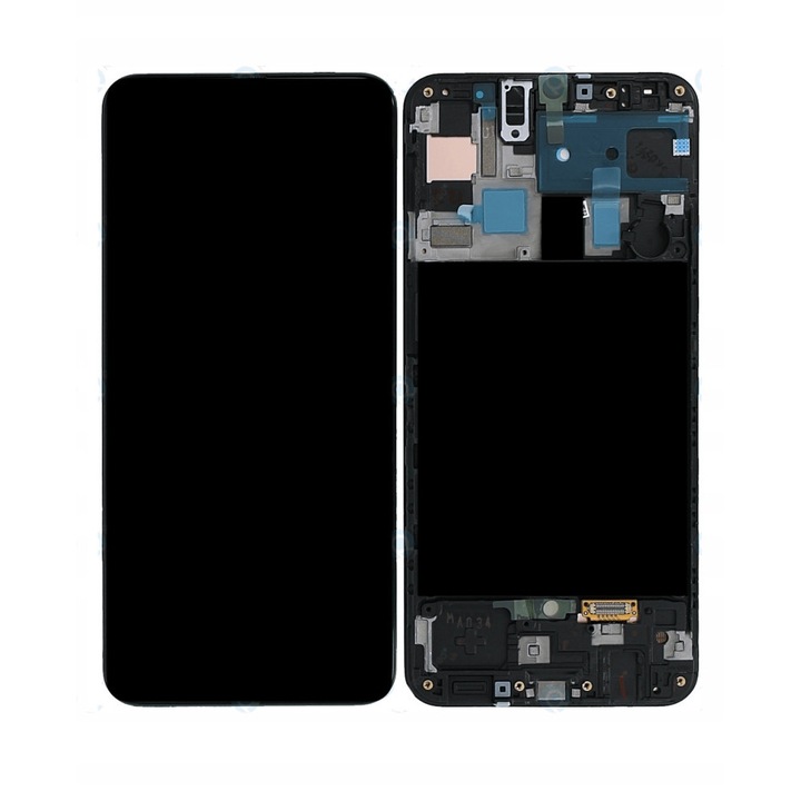 Display LCD compatibil cu Samsung Galaxy A50, negru, GH82-19204A