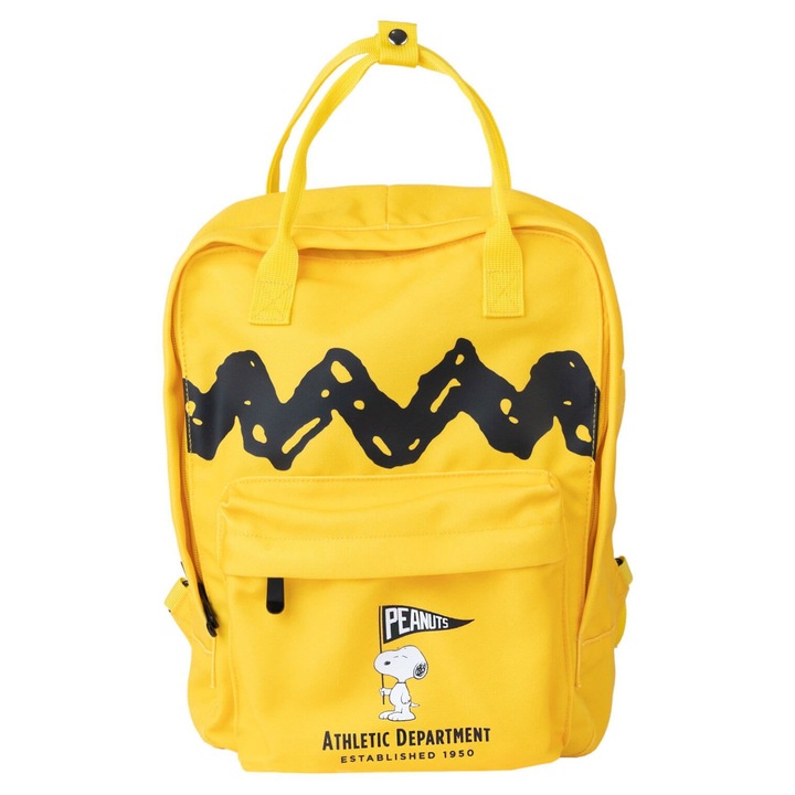 Snoopy iskolatáska, 36x13x31cm, poliészter, iskolai szett