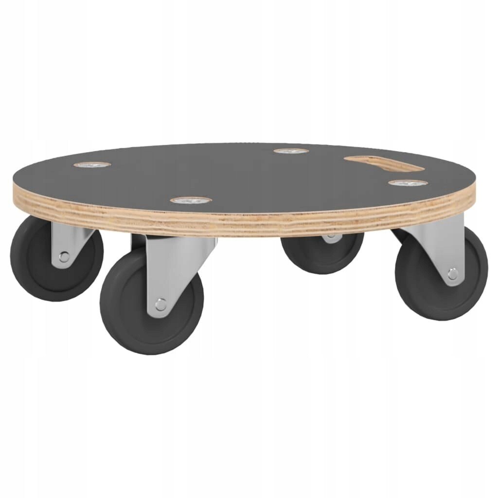 Set 2 Trolere Platforme O38x11,5cm, 250kg, cu roti, din placaj - eMAG.ro