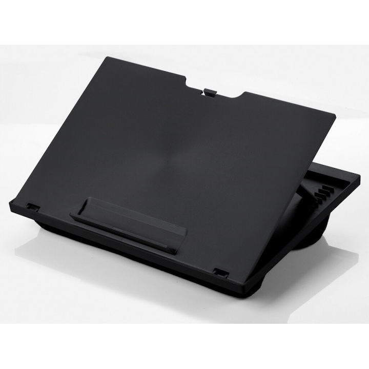 Stand laptop Q-Connect, 37,6x28x5,8 cm, negru
