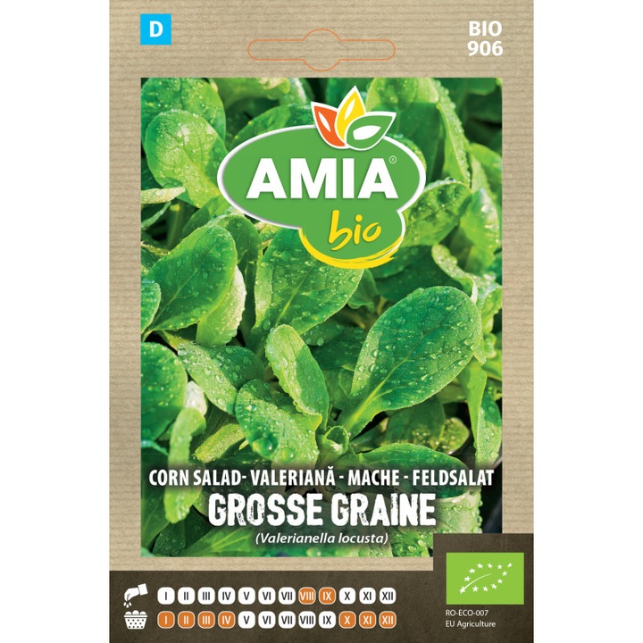 Seminte bio de valeriana Grosse Graine 1 gram