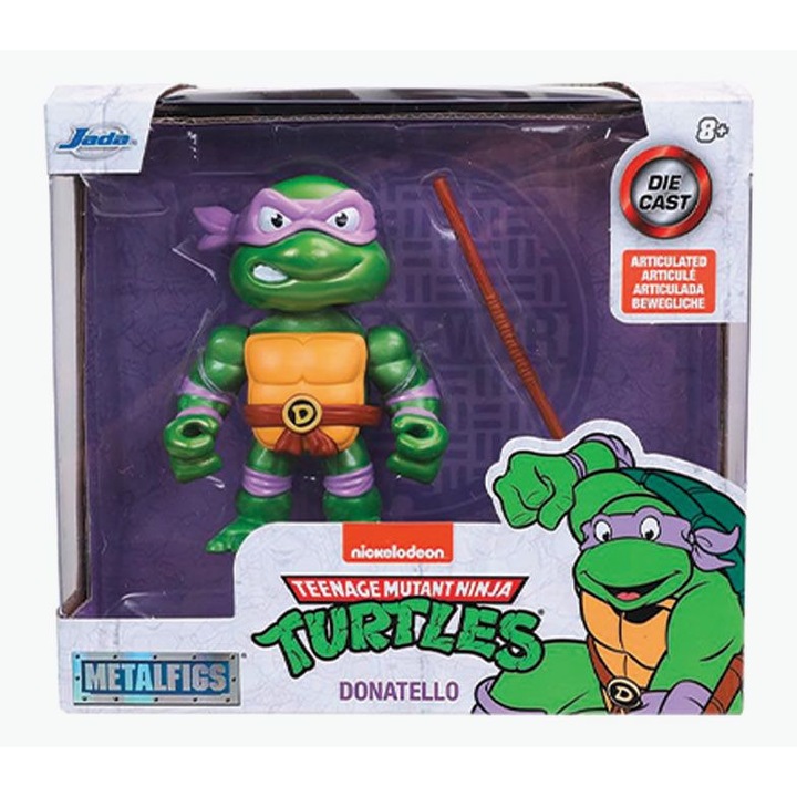 Метална фигурка Костенурките нинджа, персонаж Донатело