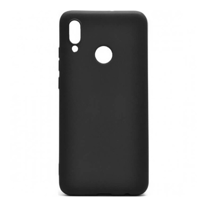 Husa din Silicon pentru Huawei Y6 2019, Flexibila, Soft & Slim Fit, Rezistenta la Zgarieturi, Finisaj Matte, Negru