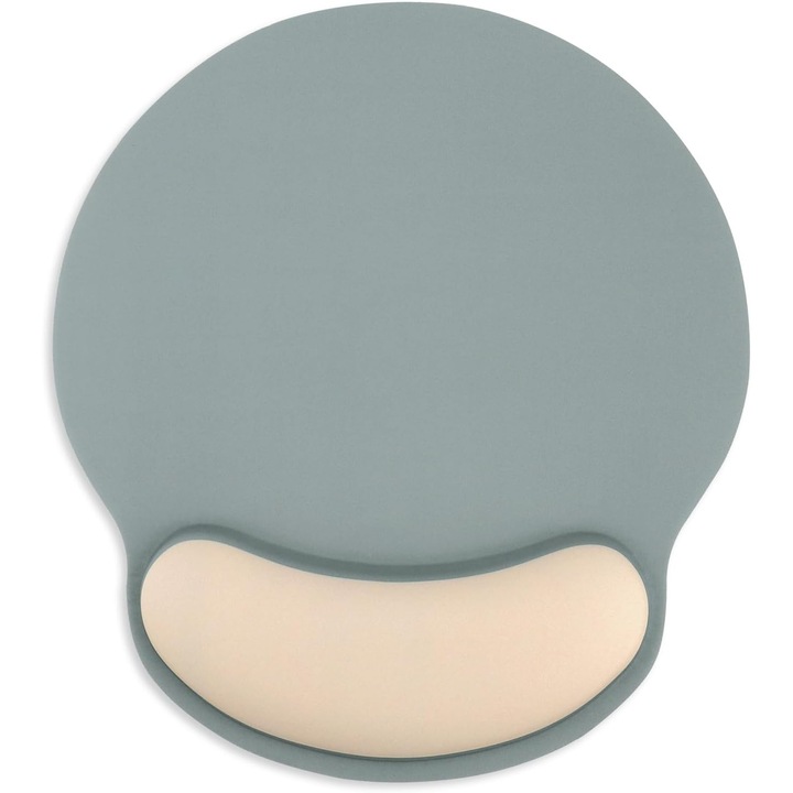 Mouse Pad Ergonomic AOKSUNOVA Gri, Suport Gel pentru Încheietura Mâinii, Dimensiune Echilibrată