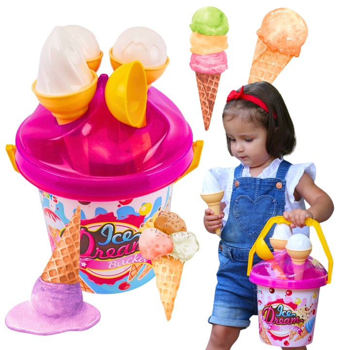 Set de nisip INGHETATA Forme Galeata de nisip 5743