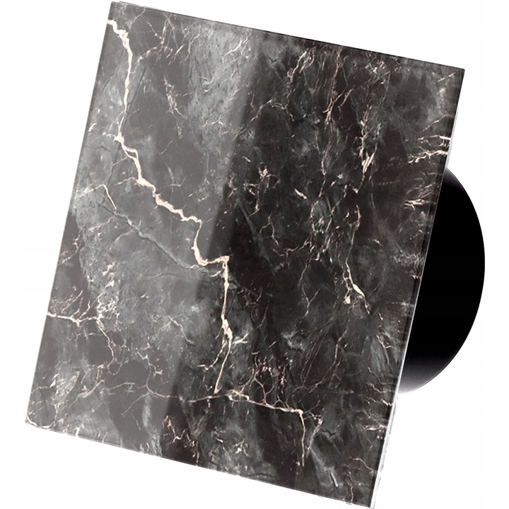 Ventilator Baie, Dospel, Veroni 100 FI, Panou Din Sticla Securizata, Design Modern Si Elegant, Silentios Si Eficient, Produs Polonez Premium, Constructie Plata, Economisire Energie, Garantie 8 Ani, fi 100 mm, 100 m3/h, Alb/Multicolor