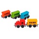 Játékvonat, Technok, színes vagonokkal, 3+ év, többszínű