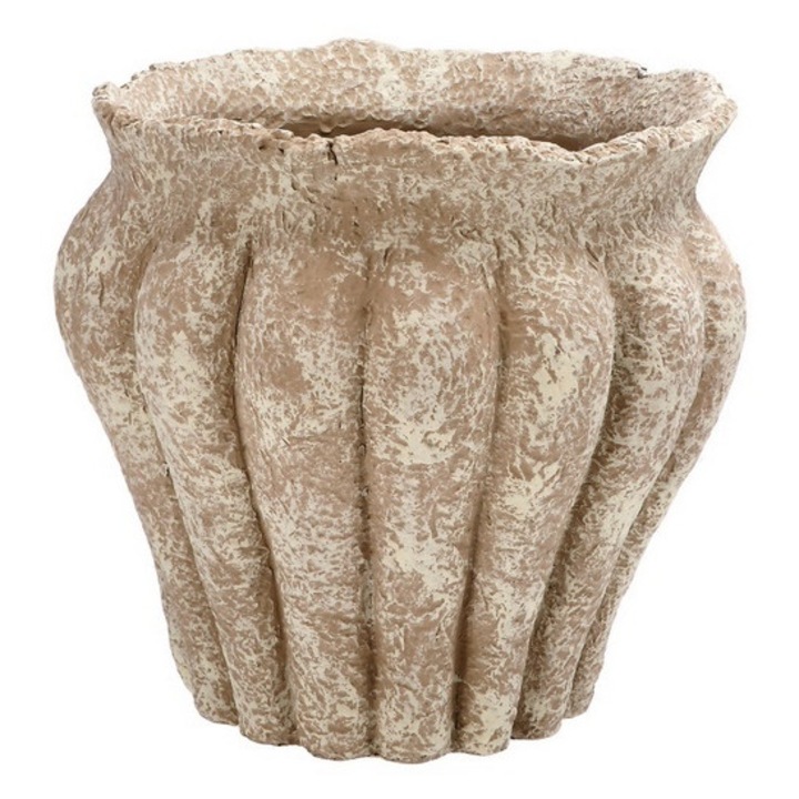 Ghiveci flori ciment maro 22,5 x 20,5 cm