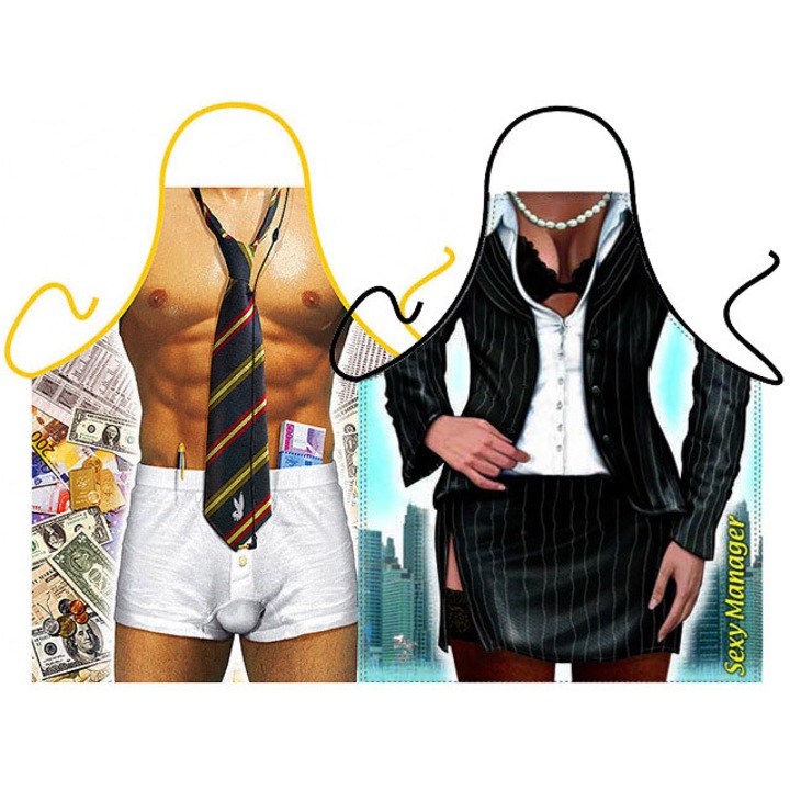 Sorturi de bucatarie, Itati, Set 2 bucati, Multicolor