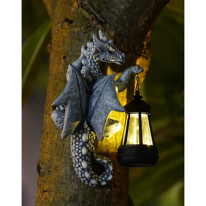 Lampa solara de podea, figurina decorativa, Goodeco