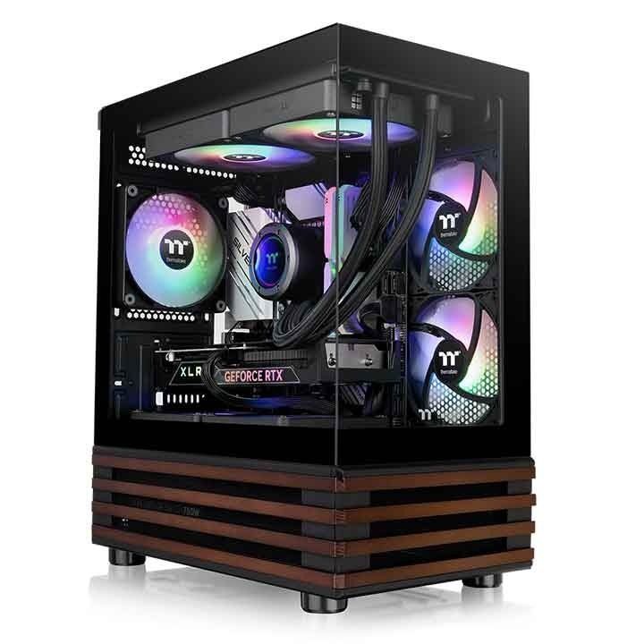 Carcasa Thermaltake View 170 WS ARGB, sticla securizata, RGB, negru, 438x381x214mm
