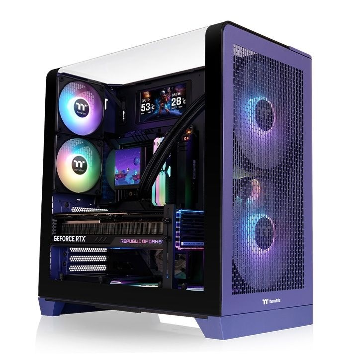 Carcasa Thermaltake View 390 Air, 2x3,5" si 3x2,5", Violet, 503x287x485mm