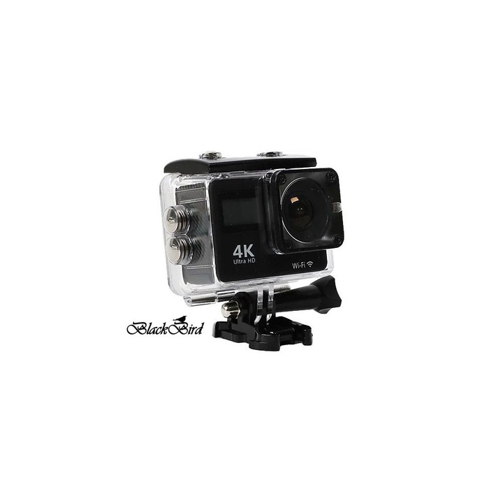 Camera video sport BlackBird BH1684, 4K, MicroSD, neagra