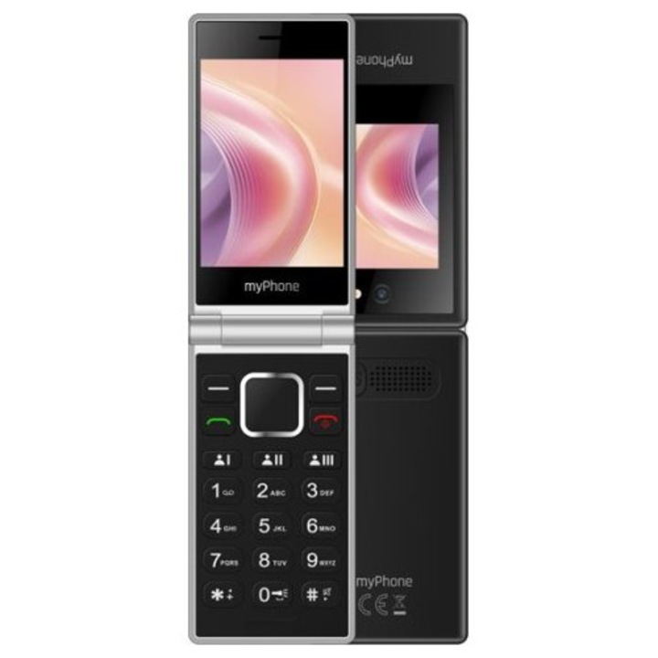 MyPhone Tango 2 LTE DualSIM mobiltelefon, fekete/ezüst, 3 "5", 4G, 128MB 48MB
