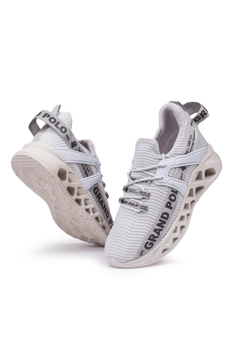 Férfi tornacipő, Textil, Grand Polo Club, 329452, Szürke