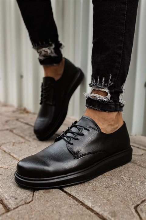 Férfi cipő, Ökológiai bőr, Chekich, 359431, Fekete, 41