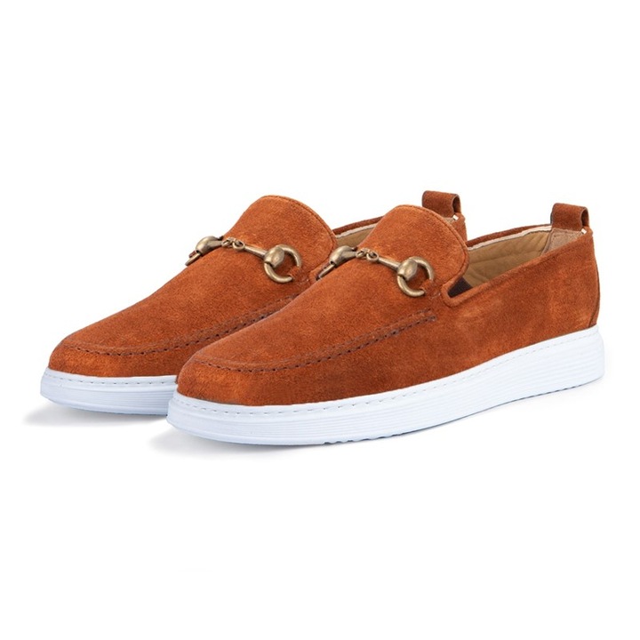 Férfi cipő, Velúr, Ducavelli, 333196, Barna