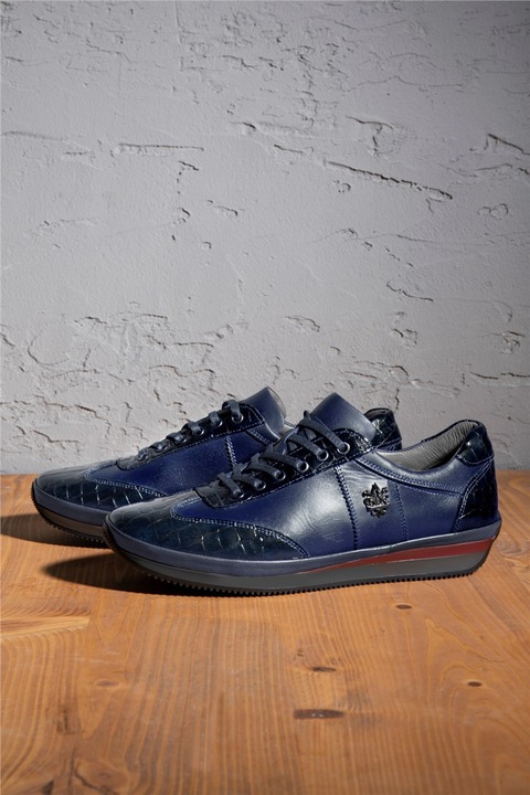 Pantofi pentru bărbați, Piele naturală, Ducavelli, 363804, Albastru închis, 42