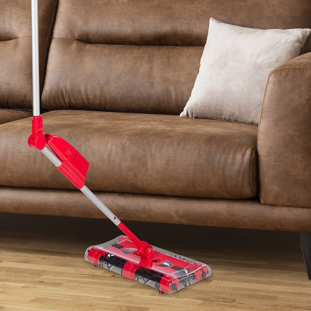 Aspirator Fără Fir CHOOLY G6, Matură Verticală Reîncărcabilă, Rotativă 360°, Roșu, 126x29,5x14,5cm