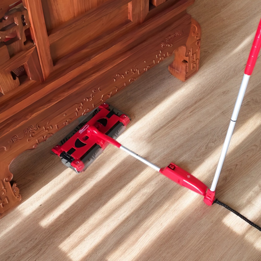 Aspirator Fără Fir CHOOLY G6, Matură Verticală Reîncărcabilă, Rotativă 360°, Roșu, 126x29,5x14,5cm