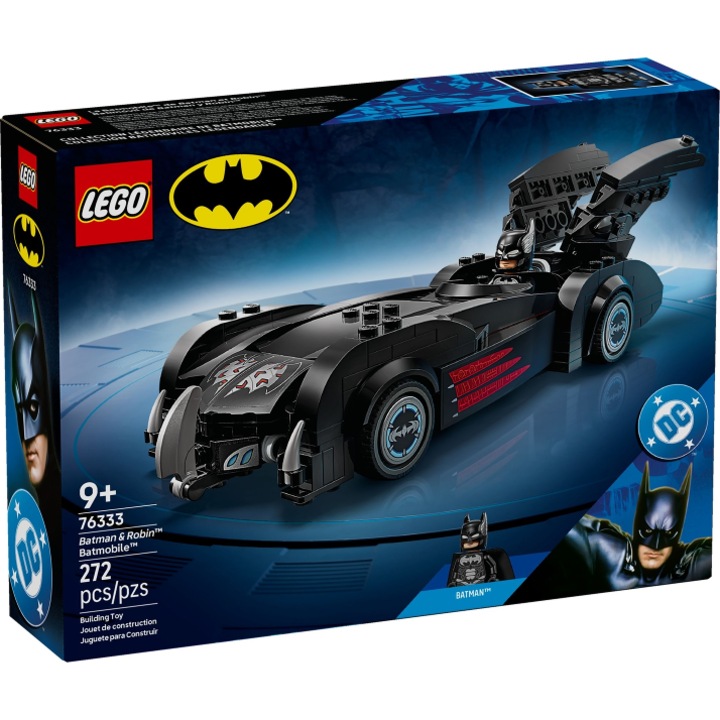 Set de construcție LEGO 76333 Batmobilul din Batman și Robin, 15389x15049 cm