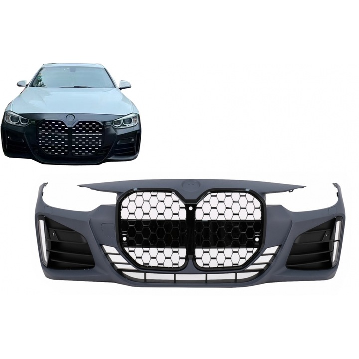 Bara Fata compatibil cu BMW Seria 3 F30 F31 Non LCI LCI 2011-2018 Conversie catre G80 M3 Design