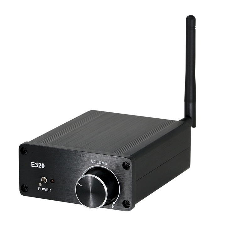 Amplificator UWOT Bluetooth 5.0, 2.0 canale, 100W+100W, negru, portabil