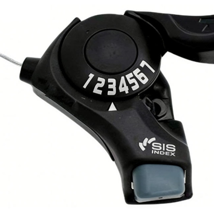 Maneta schimbator, Dreapta 7 viteze, TX30-7, Negru