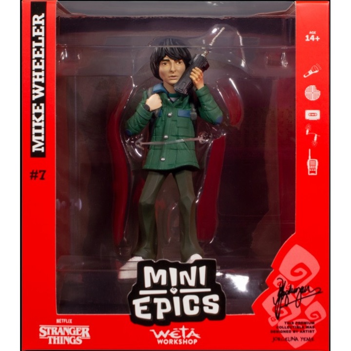 Фигурка Stranger Things, Майк Уилър, 14см, многоцветна, Eaglemoss