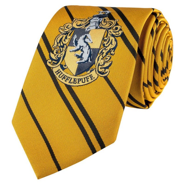 Cravata Woven Hufflepuff Harry Potter, 100% microfibra, 152x6,8cm, multicolor