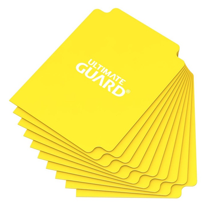 Ultimate Guard Standard kártyaelválasztó szett 10 db, sárga, 67x93mm