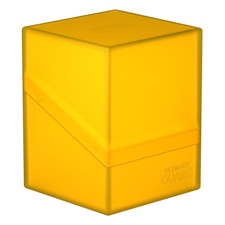 Ultimate Guard Boulder 100+ kártyatartó doboz, sárga, 76x75x98,5mm