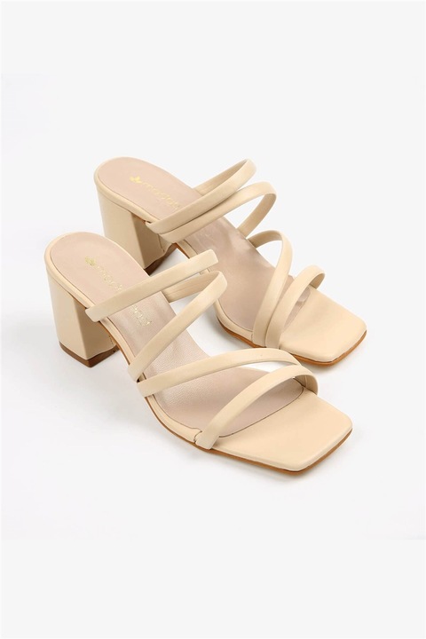 Обувки за жени, Екологична кожа, Moda Trend, 367377, Бежов, 40