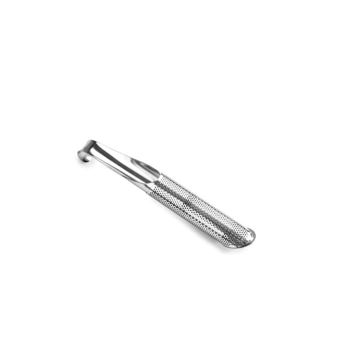 Infusor ceai culisant Ibili, otel inoxidabil, 2x14.5 cm, argintiu